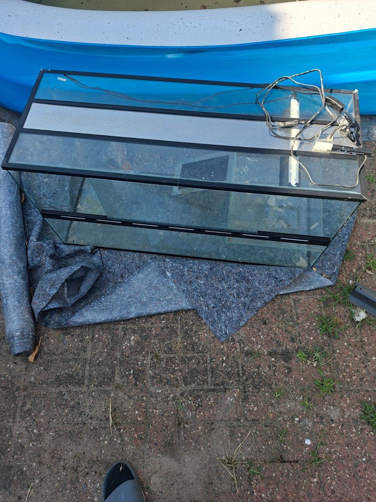 Schildpadden bak 100x40x50 (1jaar oud), Dieren en Toebehoren, Ophalen, Zo goed als nieuw, Leeg aquarium