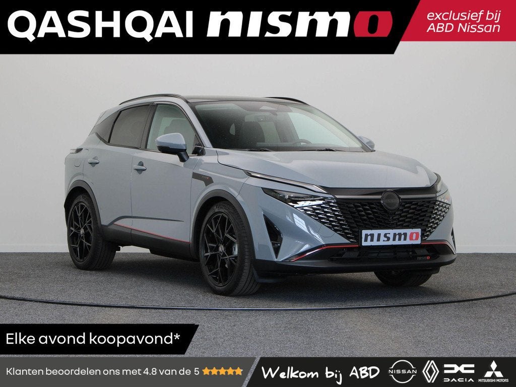 Nissan Qashqai 158pk MHEV Xtronic Nismo+ | Nissan Motorsport, Auto's, Nissan, 4 cilinders, Leder en Stof, Bedrijf, Nieuw