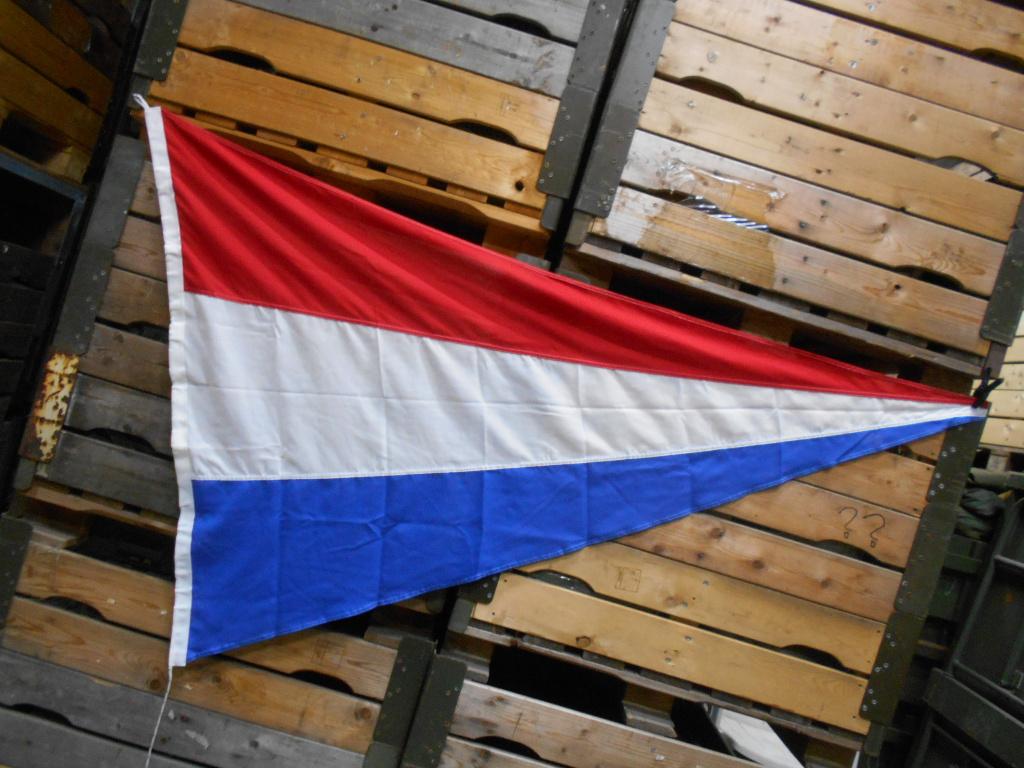 Scheepsvlag Shipmate vlag Ondersch commandant Ca 120x180 cm, Ophalen of Verzenden, Landmacht, Nederland, Overige typen
