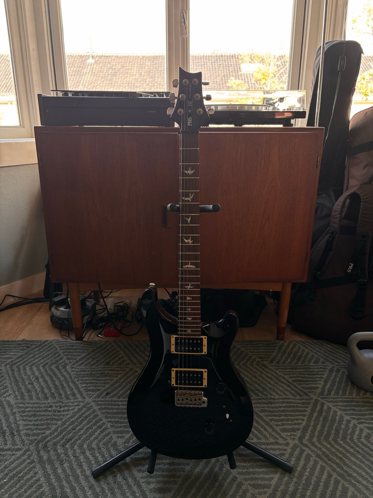 PRS SE Standard 24  Zwart - incl. gigbag, Muziek en Instrumenten, Ophalen, Gebruikt, Solid body, Paul Reed Smith