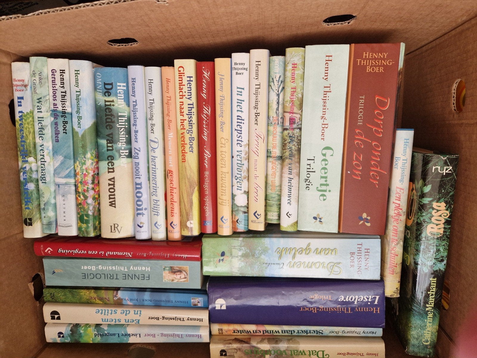 Grote collectie boeken van Henny Thijssing-Boer, Boeken, Ophalen of Verzenden, Gelezen, Henny Thijssing-Boer, Nederland