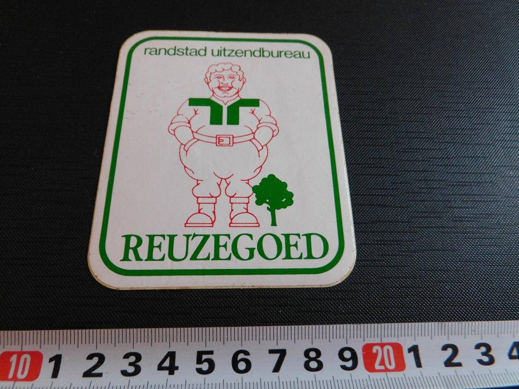 sticker Randstad uitzendbureau REUZEGOED, Verzamelen, Ophalen, Zo goed als nieuw