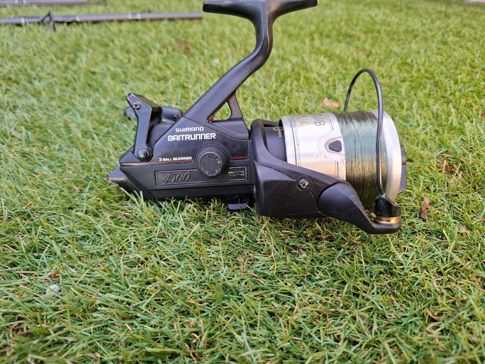 3x Shimano 4500B USA Baitrunner Karpermolen, Watersport en Boten, Ophalen of Verzenden, Molen