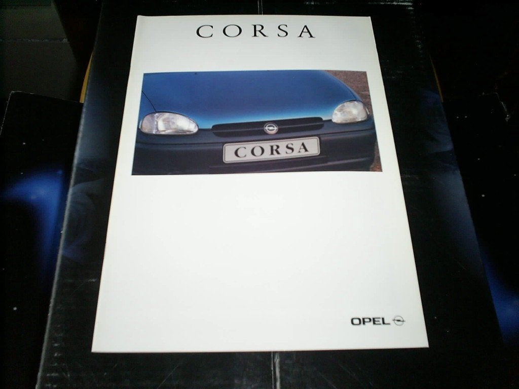 Opel Corsa o.a. GSi 16 V 1993 of 1994 24 pag. + Prijslijst, Verzenden, Zo goed als nieuw, Opel
