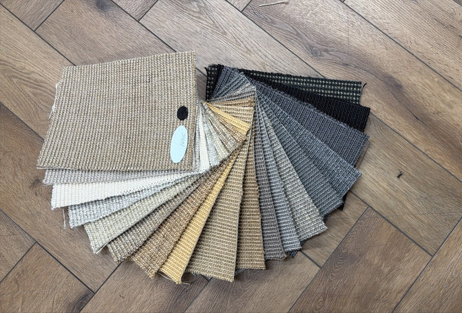 Sisal trapbekleding voor dichte of open trap - 19 kleuren, Ophalen, 75 m² of meer, Nieuw, Beige
