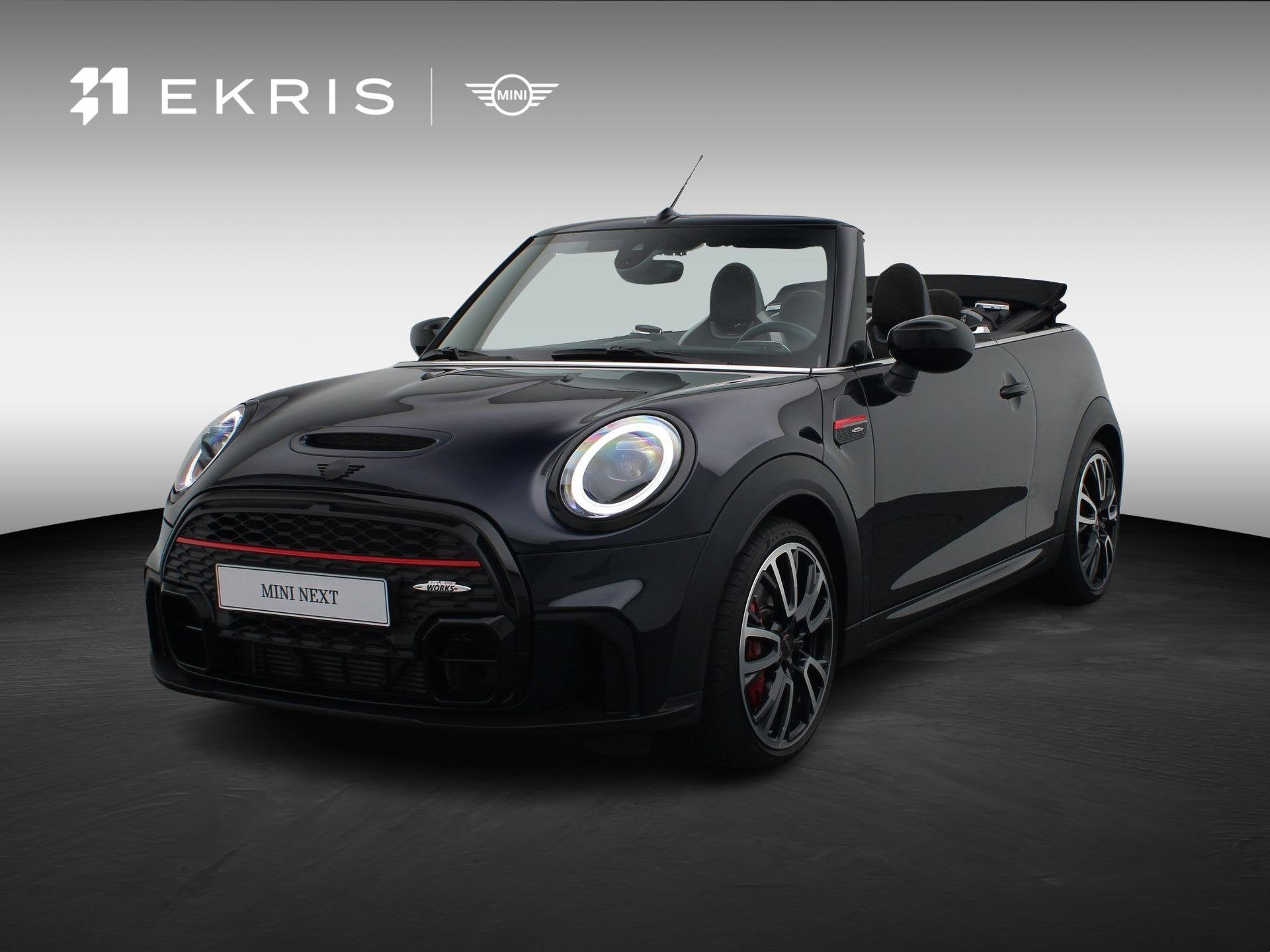 MINI Cabrio John Cooper Works Premium Pakket + Stuurwielrand, Auto's, 1998 cc, Stof, Gebruikt, Bedrijf