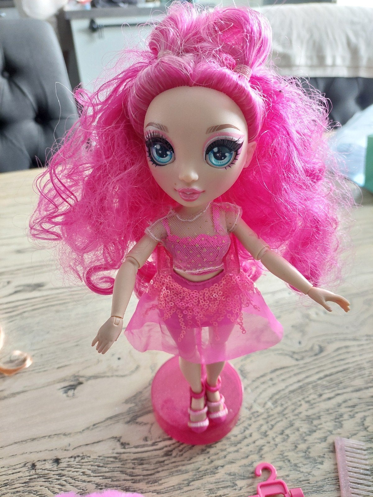 Rainbow High pop Stella Monroe en accessoires, Kinderen en Baby's, Speelgoed | Poppen, Ophalen of Verzenden, Gebruikt, Overige typen