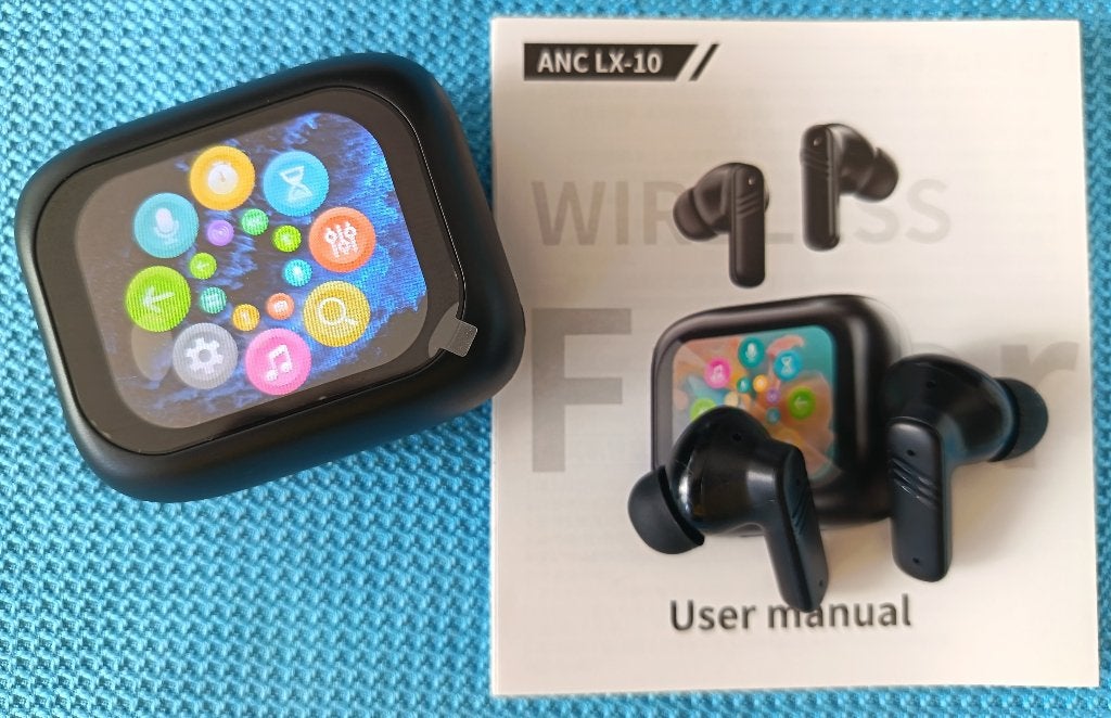Draadloze Earbuds met Kleurenscherm & ANC – Premium Geluid, Zwart, In gehoorgang (in-ear), Overige merken, Ophalen of Verzenden