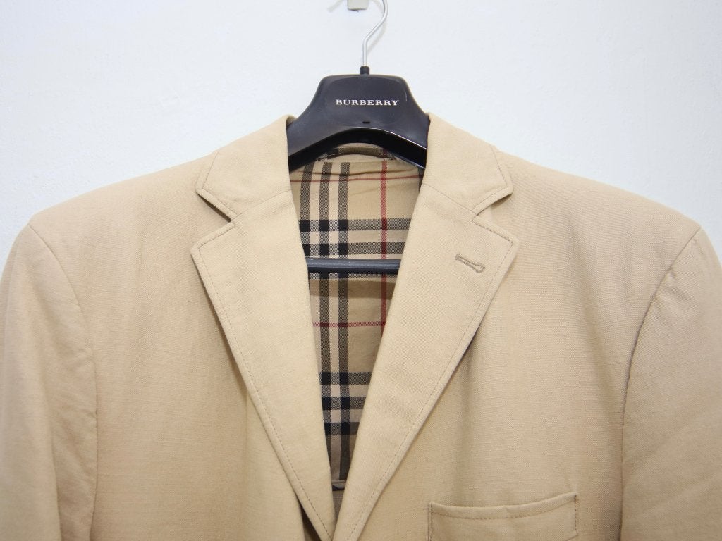 Casual heren blazer Burberry, Maat 52/54 (L), Beige, Ophalen of Verzenden, Zo goed als nieuw