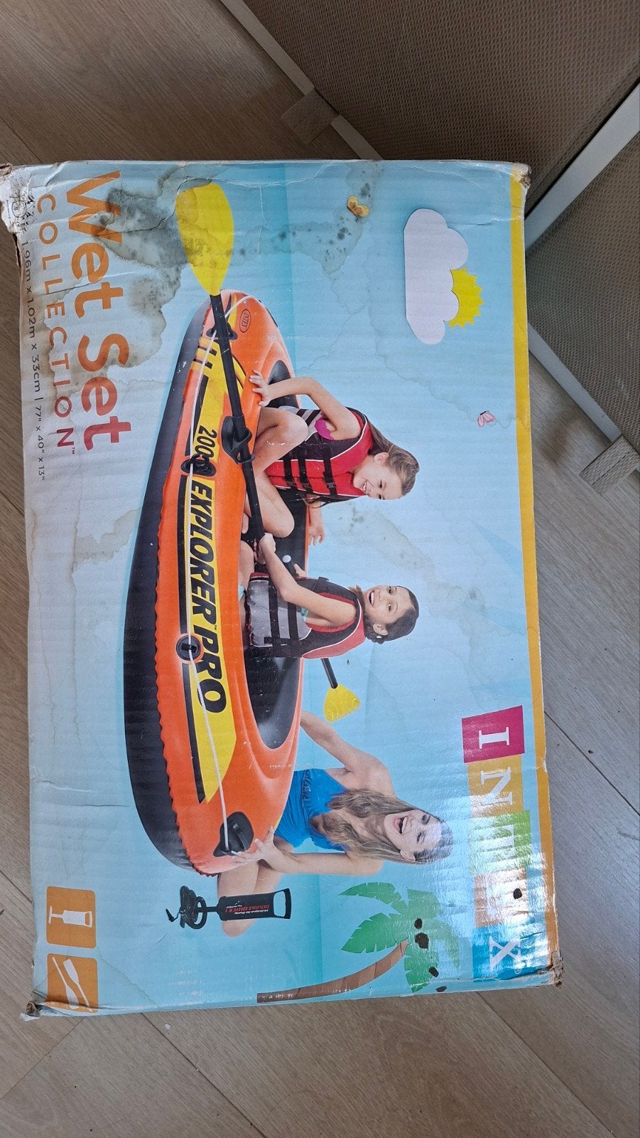 Opblaas boot compleet, Kinderen en Baby's, Speelgoed | Buiten | Los speelgoed, Ophalen of Verzenden, Gebruikt