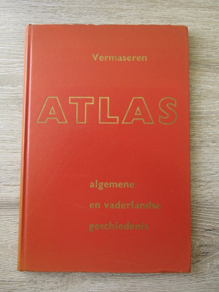 Vermaseren atlas algemene en vaderlandse geschiedenis, Boeken, Atlassen en Landkaarten, Gelezen, Ophalen of Verzenden, Landkaart