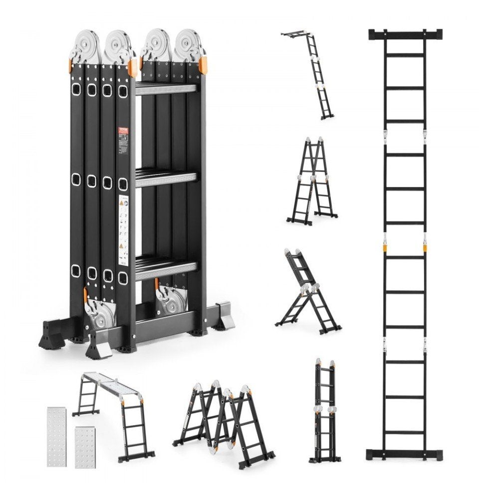VEVOR 7-in-1 Multifunctionele Ladder - Nieuw in verpakking, Ophalen, Nieuw, Ladder, 2 tot 4 meter