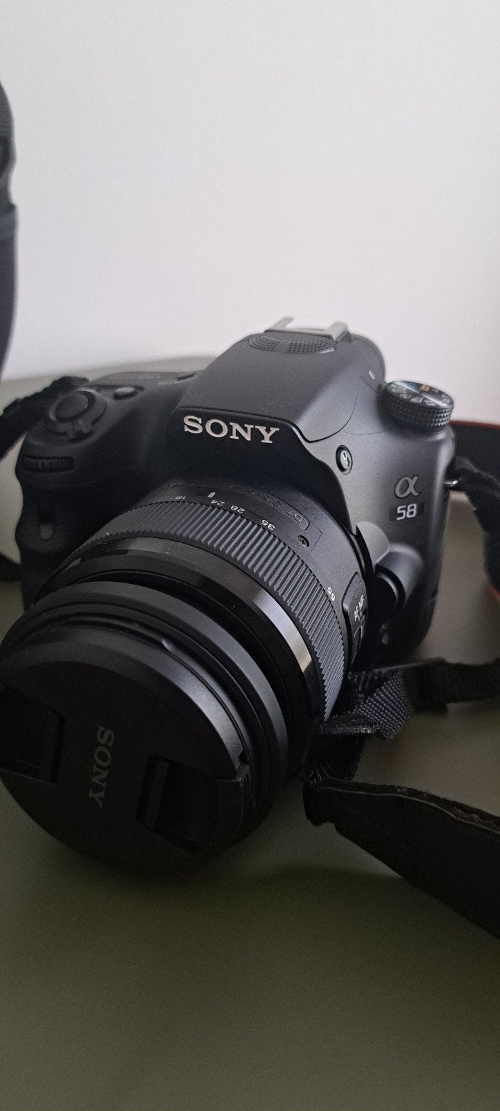 Sony Alpha A58 spiegelreflexcamera, Gebruikt, Spiegelreflex, Ophalen of Verzenden, Sony
