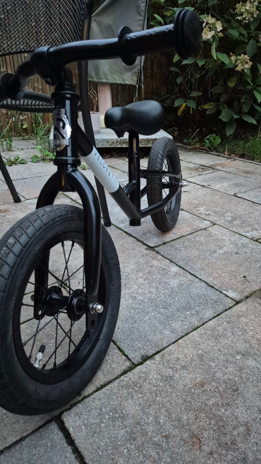 Veloretti Tricycle / Loopfiets - Zwart (bijna nieuwstaat), Fietsen en Brommers, Fietsen | Kinderfietsjes, Ophalen, Zo goed als nieuw