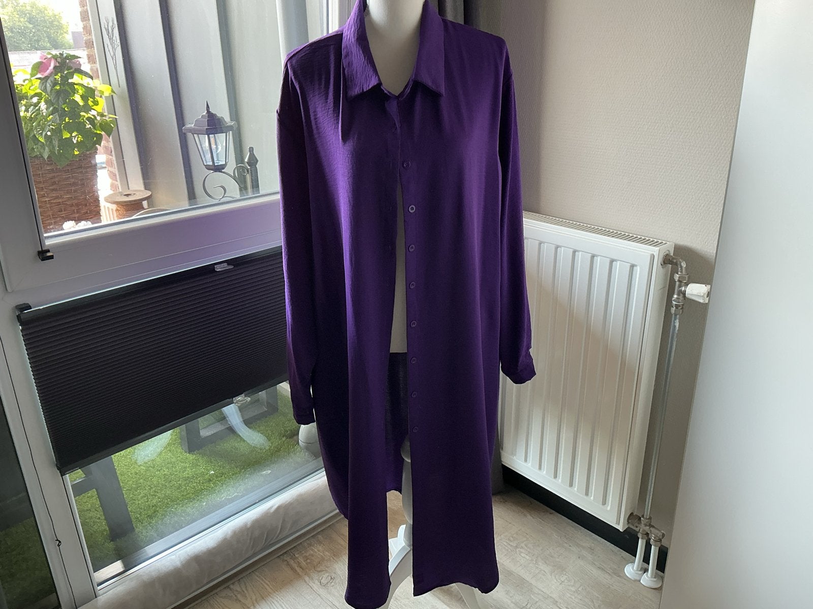 Nieuwe paarse blousejurk maat XXL, Ophalen of Verzenden, Nieuw, Maat 46/48 (XL) of groter, Paars