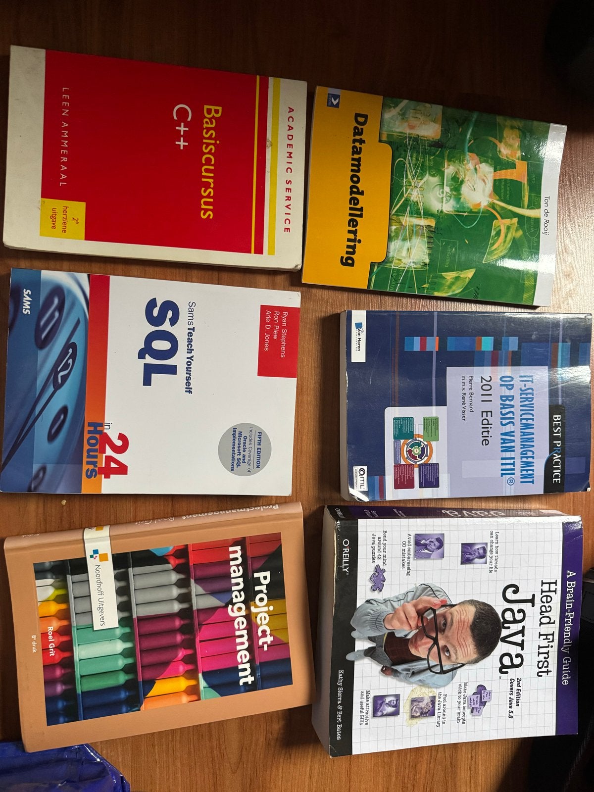 Informatica Studieboeken: C++, SQL, Java, Datamodellering et, Boeken, Studieboeken en Cursussen, Ophalen of Verzenden, Beta, Zo goed als nieuw