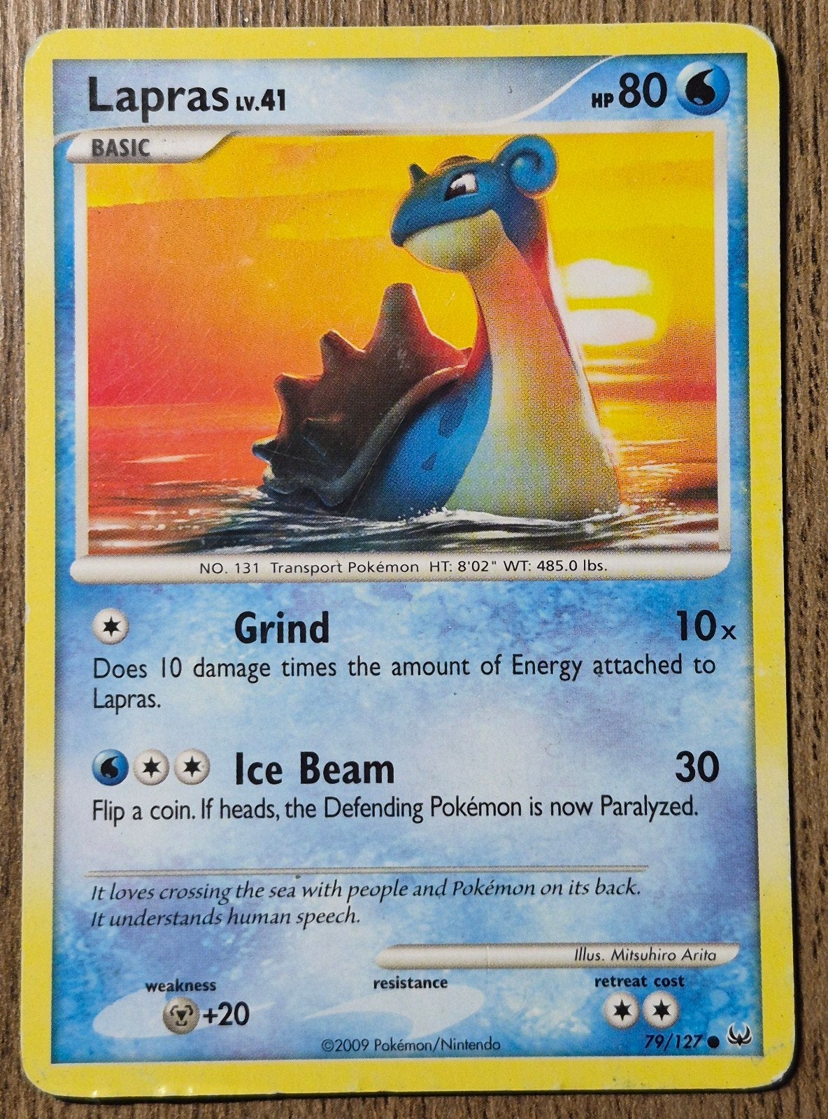 Lapras 79/127 – Platinum (2009), Verzenden, Gebruikt, Losse kaart