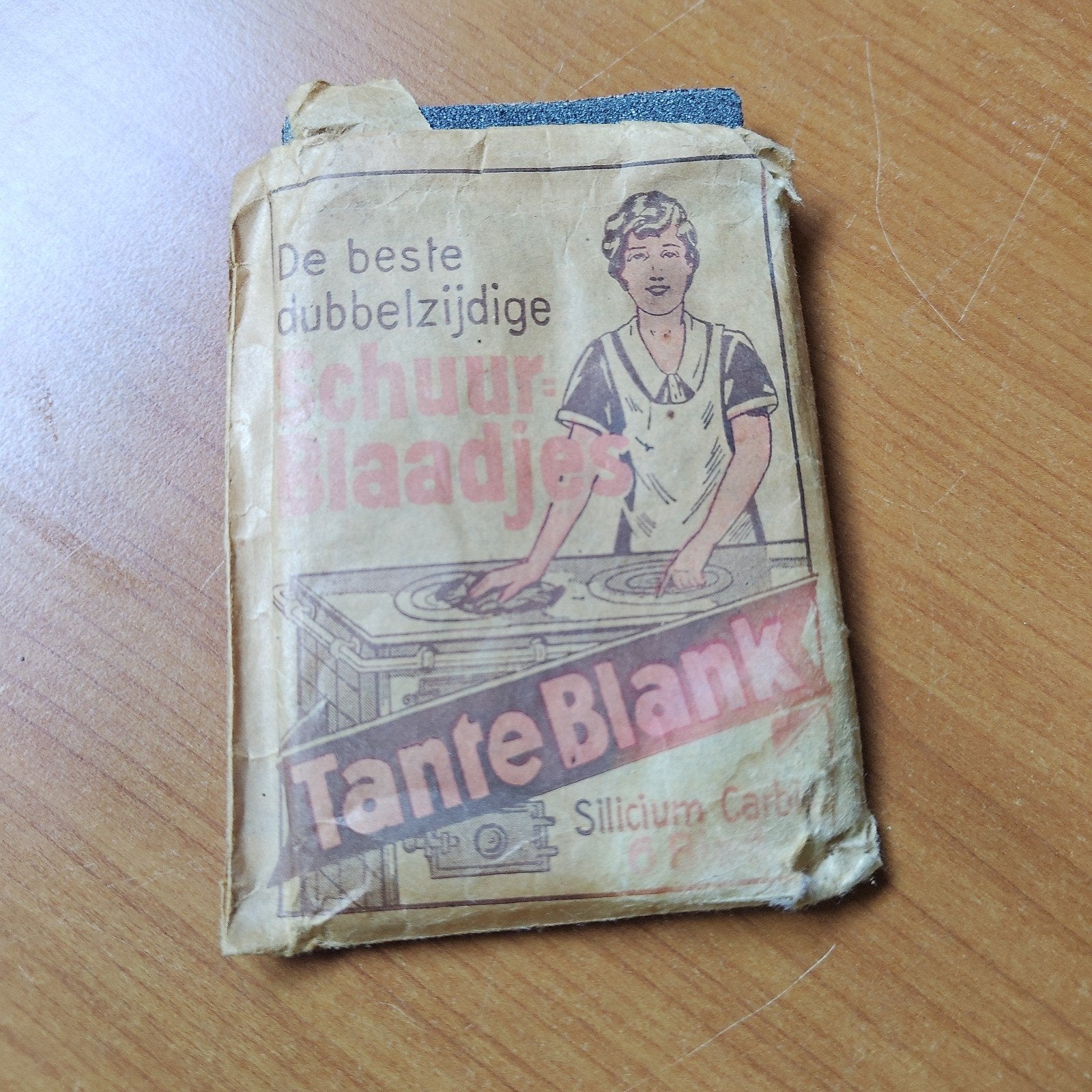 Vintage Tante Blank dubbelzijdige schuurblaadjes, Ophalen of Verzenden, Nieuw, Overige typen