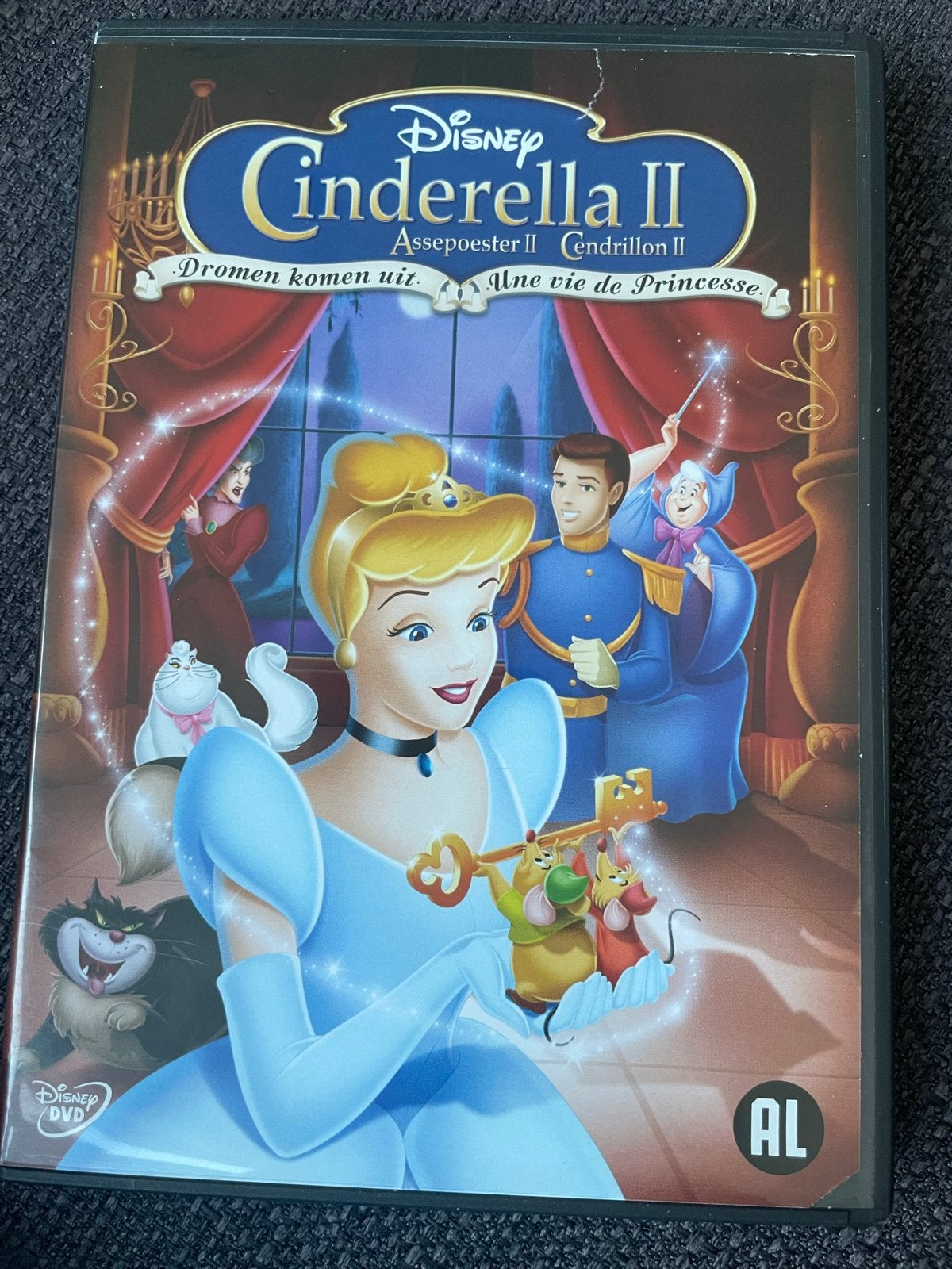 Disney Assepoester II: Dromen Komen Uit DVD, Alle leeftijden, Ophalen of Verzenden, Gebruikt