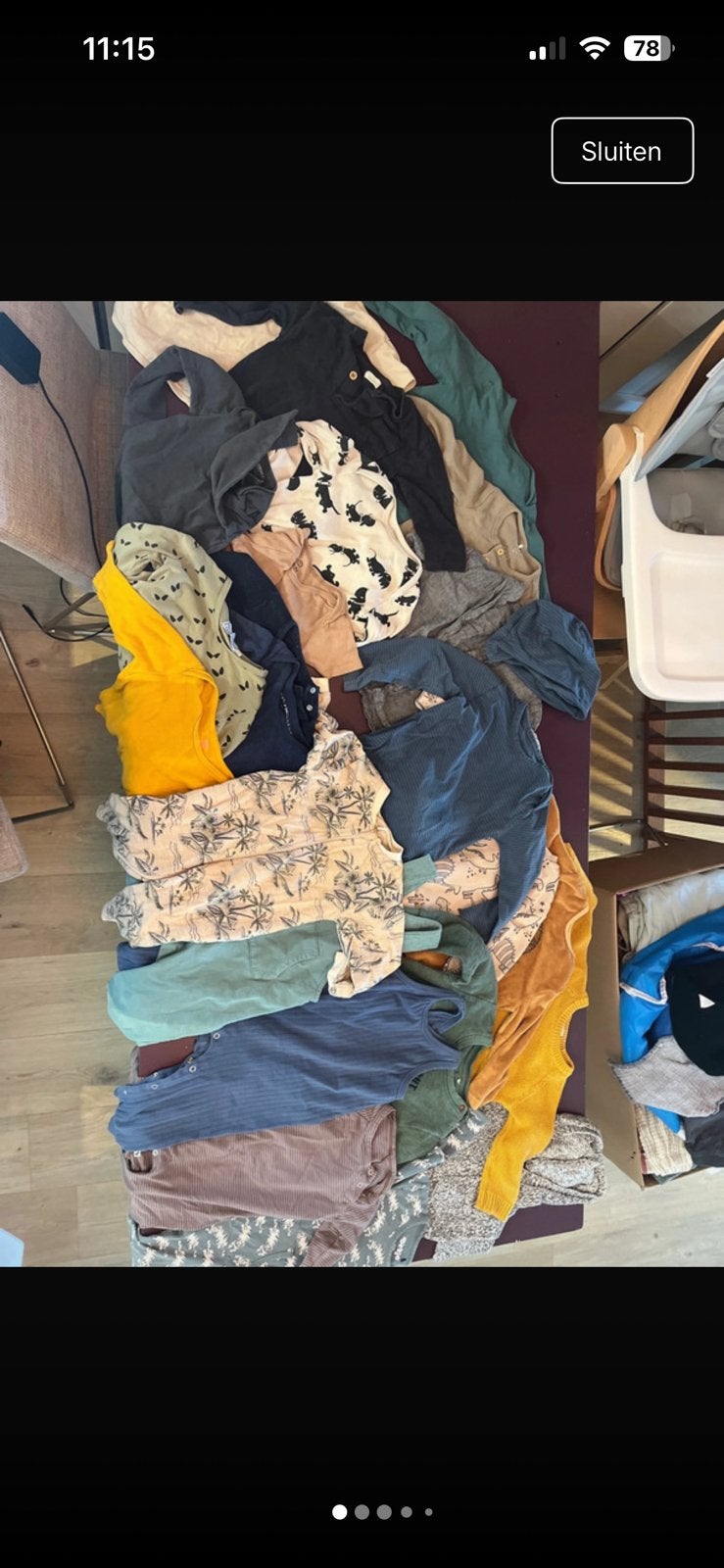 24 items kleding pakket jongens maat 80/86, Ophalen of Verzenden, Gebruikt, Maat 80