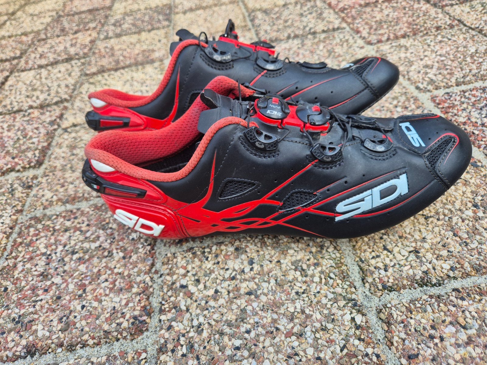 Sidi Shot racefiets schoenen met carbon zool - Maat 44, Ophalen of Verzenden, Gebruikt, Overige merken