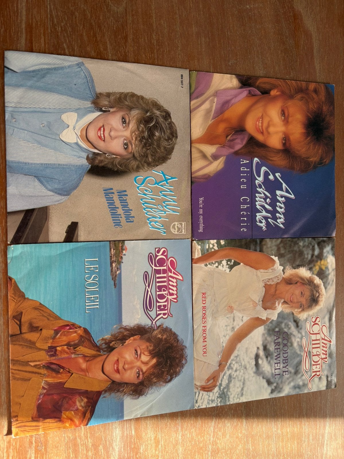 4 vinyl singles 45t Annie Schilder, Ophalen of Verzenden, Zo goed als nieuw, Nederlandstalig
