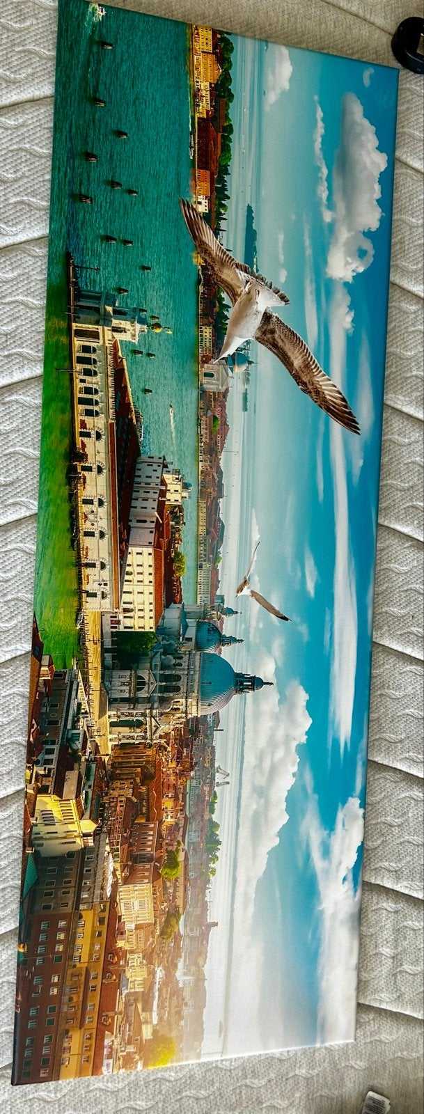 Foto schilderij Venetië 40x120 cm zo goed als nieuw, Ophalen, Print, Textiel, Stadsgezicht