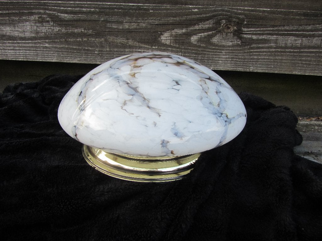 ZEER MOOIE ART DECO PLAFONNIERE, Ophalen, Gebruikt, E27 (groot), Plafondlamp