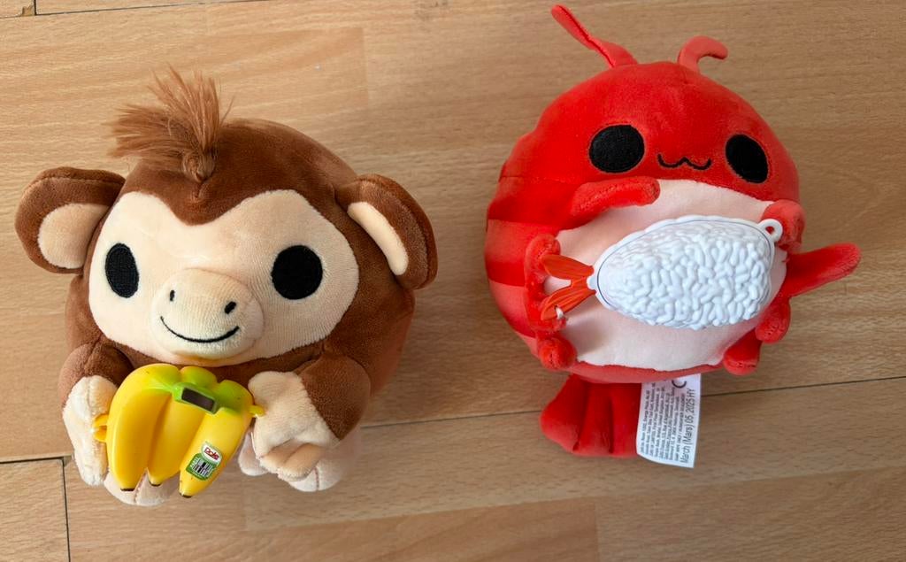 2 Snackles knuffels Zgan, Kinderen en Baby's, Speelgoed | Knuffels en Pluche, Ophalen of Verzenden, Zo goed als nieuw, Overige typen