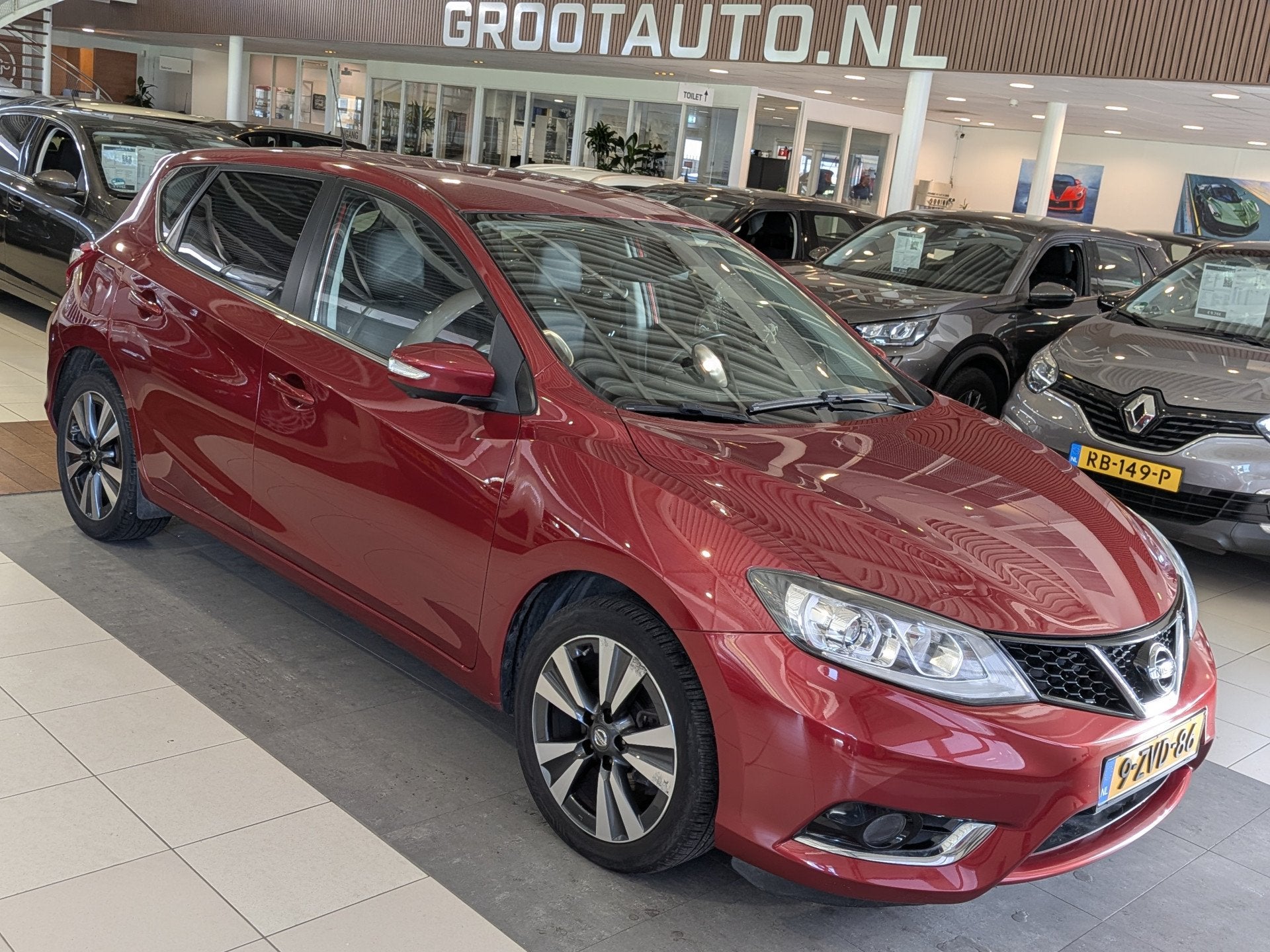 Nissan Pulsar 1.2 DIG-T Tekna Automaat Airco, Cruise Control, Euro 5, Gebruikt, Zwart, 4 cilinders