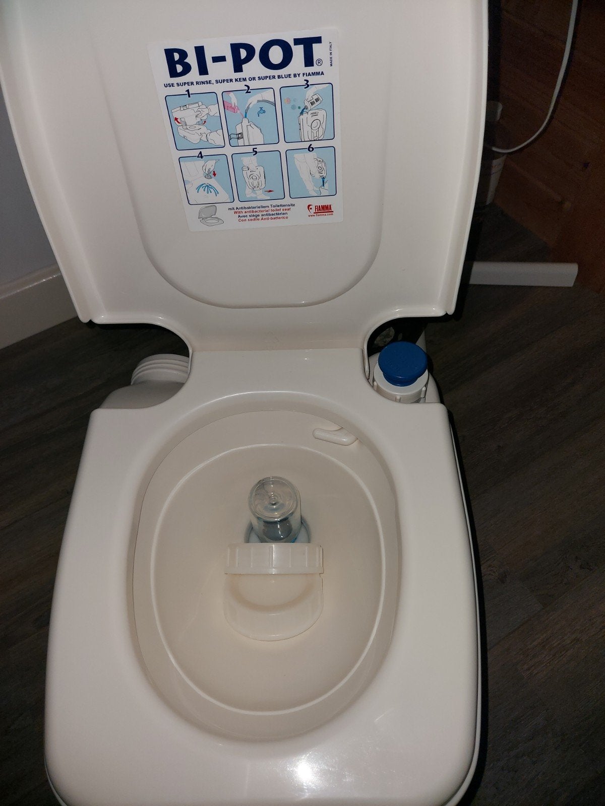 Bi pot fiamma camping wc toilet draagbare wc camping, Ophalen of Verzenden, Zo goed als nieuw