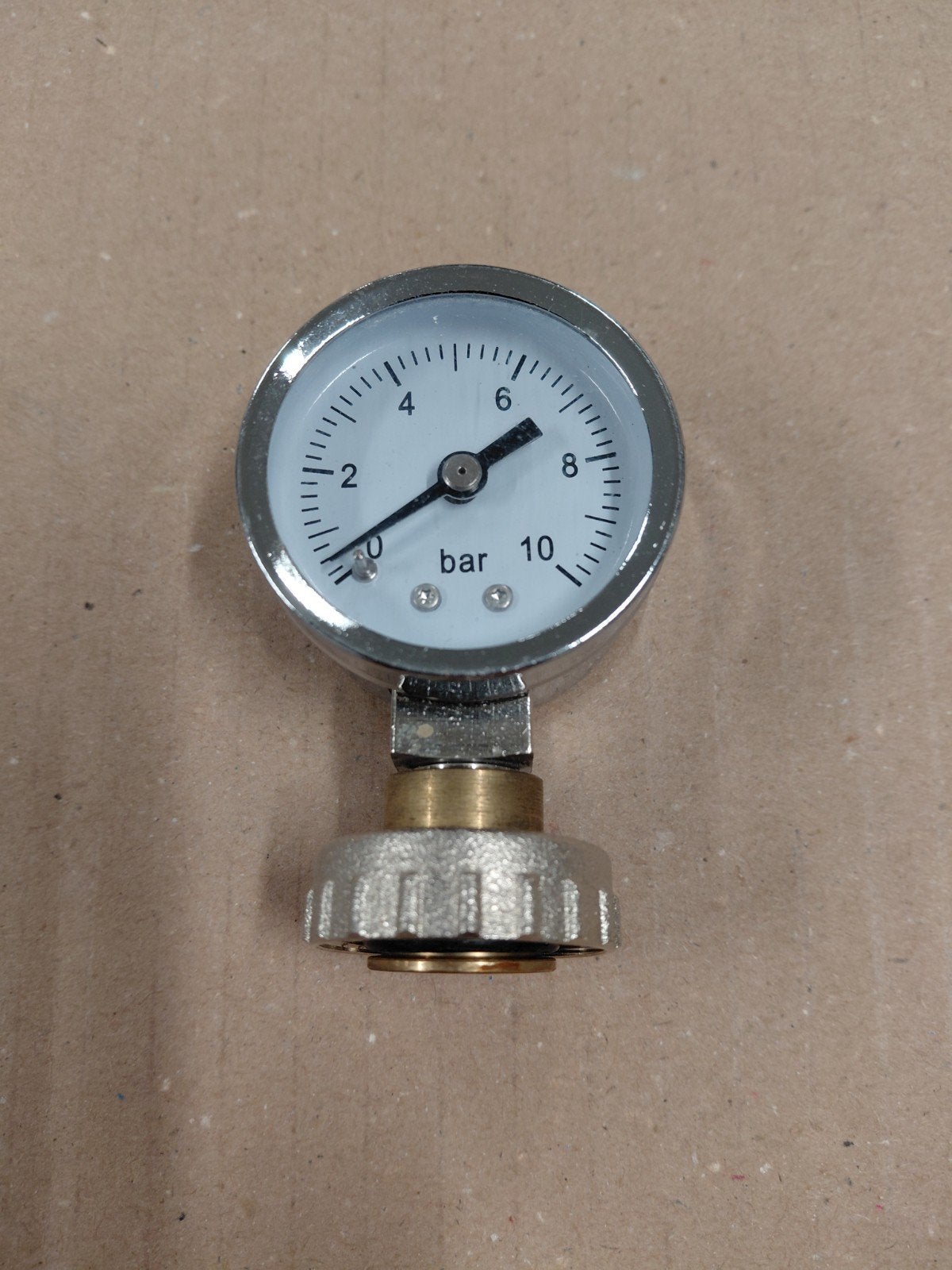 Manometer o.a. voor waterdruk - 0-10 bar, Doe-het-zelf en Verbouw, Ophalen of Verzenden, Zo goed als nieuw, Druk