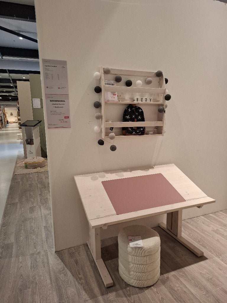 Lifetime Bureau & Boekenrek, Ophalen, Hout, Kinderbureau, In hoogte verstelbaar