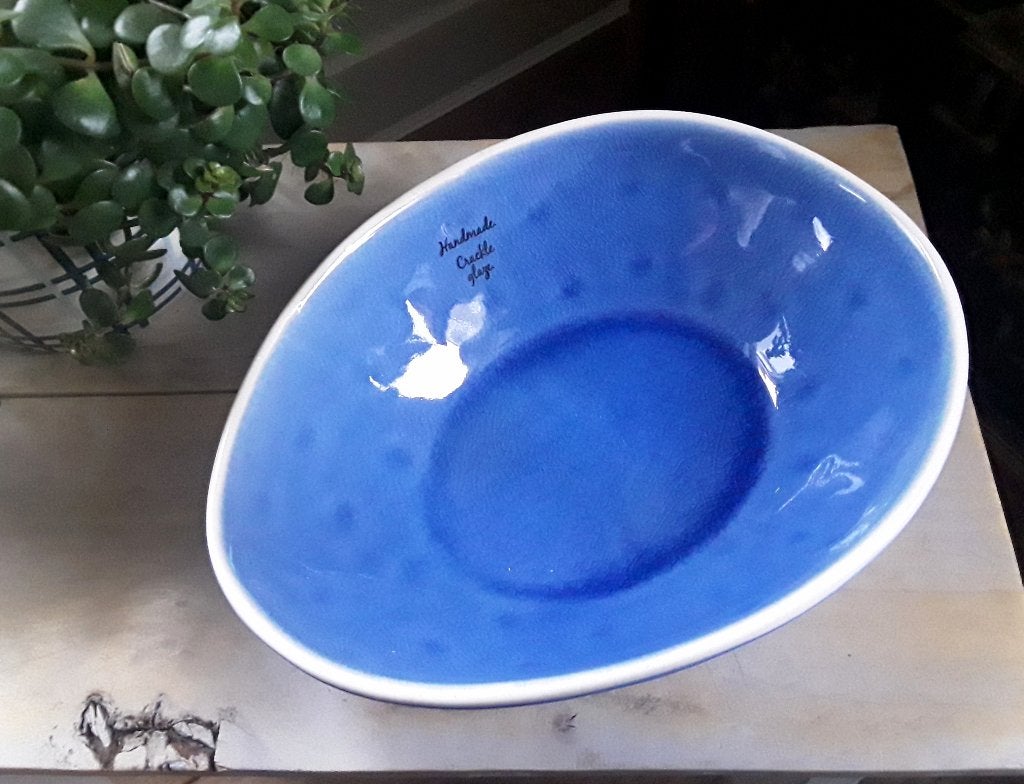 blauwe schaal - handmade - Jewel - nieuw, Keramiek, Nieuw, Ophalen of Verzenden, Schaal of Schalen