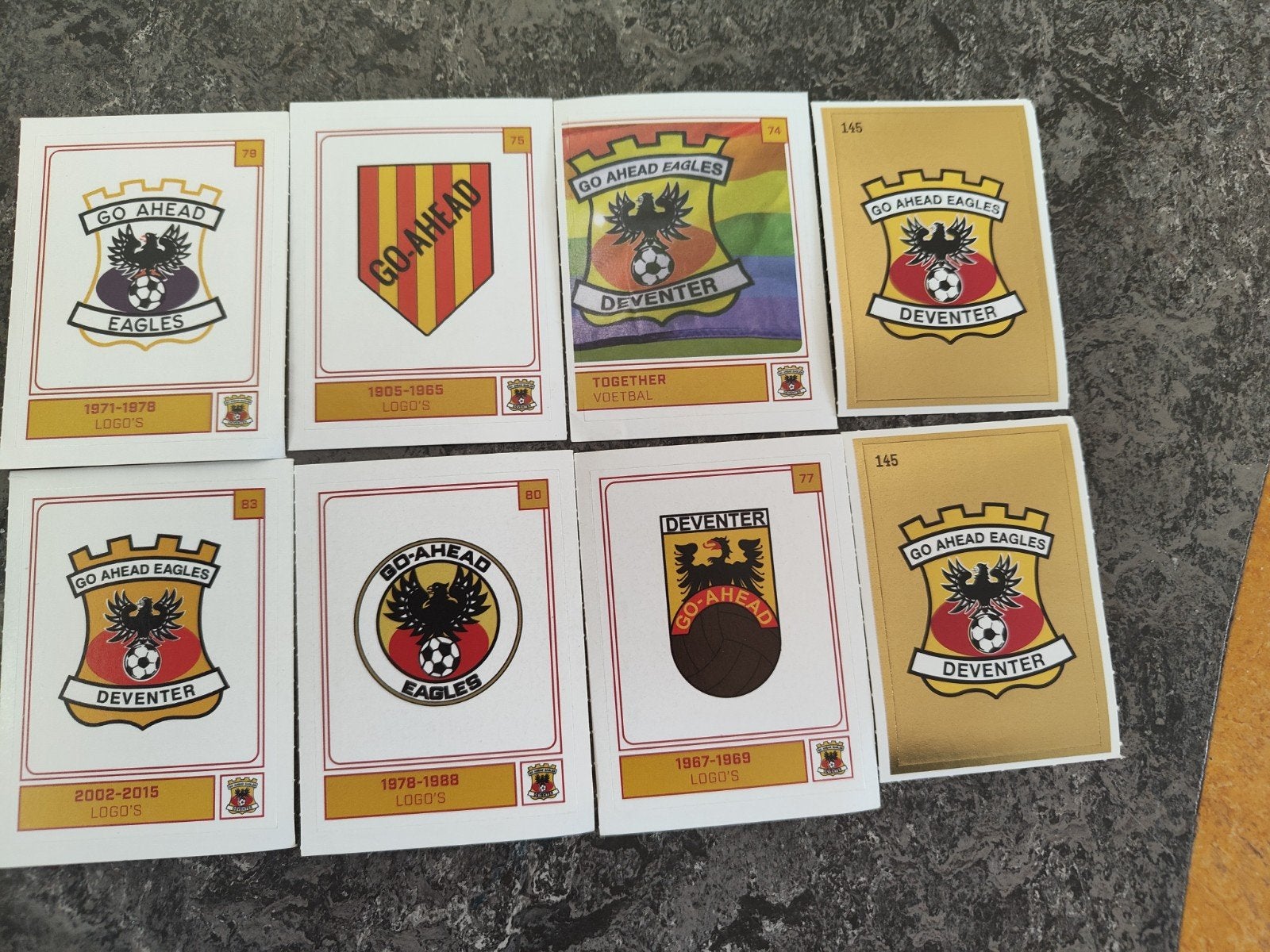 verschillende stickers Go Ahead Eagles Deventer, Ophalen of Verzenden, Meerdere stickers