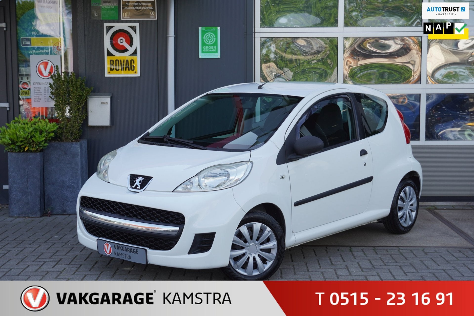 Peugeot 107 1.0-12V XR NAP 3-deurs Airco/Goed Onderh., Auto's, Voorwielaandrijving, Euro 5, Gebruikt, 4 stoelen