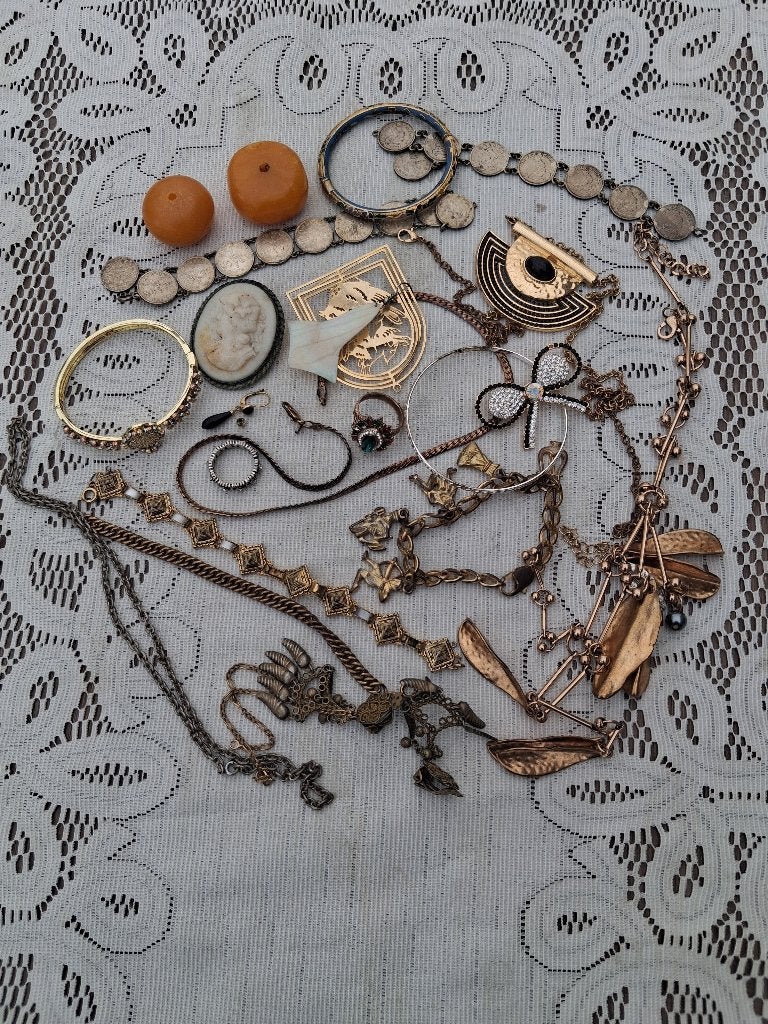 vintage sieraden, Verzenden, Overige materialen