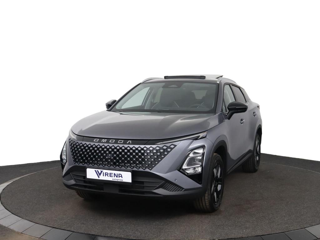 Omoda 5 SHS Hybride 1.6 T-GDi Premium - Schuifkanteldak - St, Auto's, Overige Auto's, Zwart, 4 cilinders, Hybride Elektrisch/Benzine