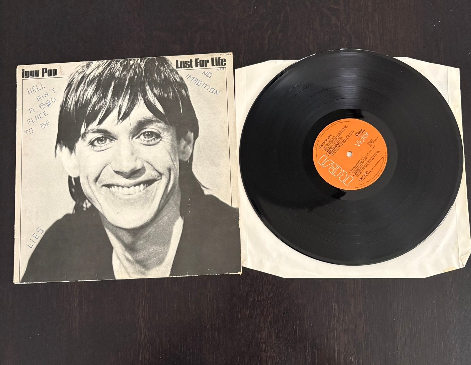 Iggy Pop lust for life lp vinyl, Ophalen of Verzenden, Gebruikt, Pop, LP