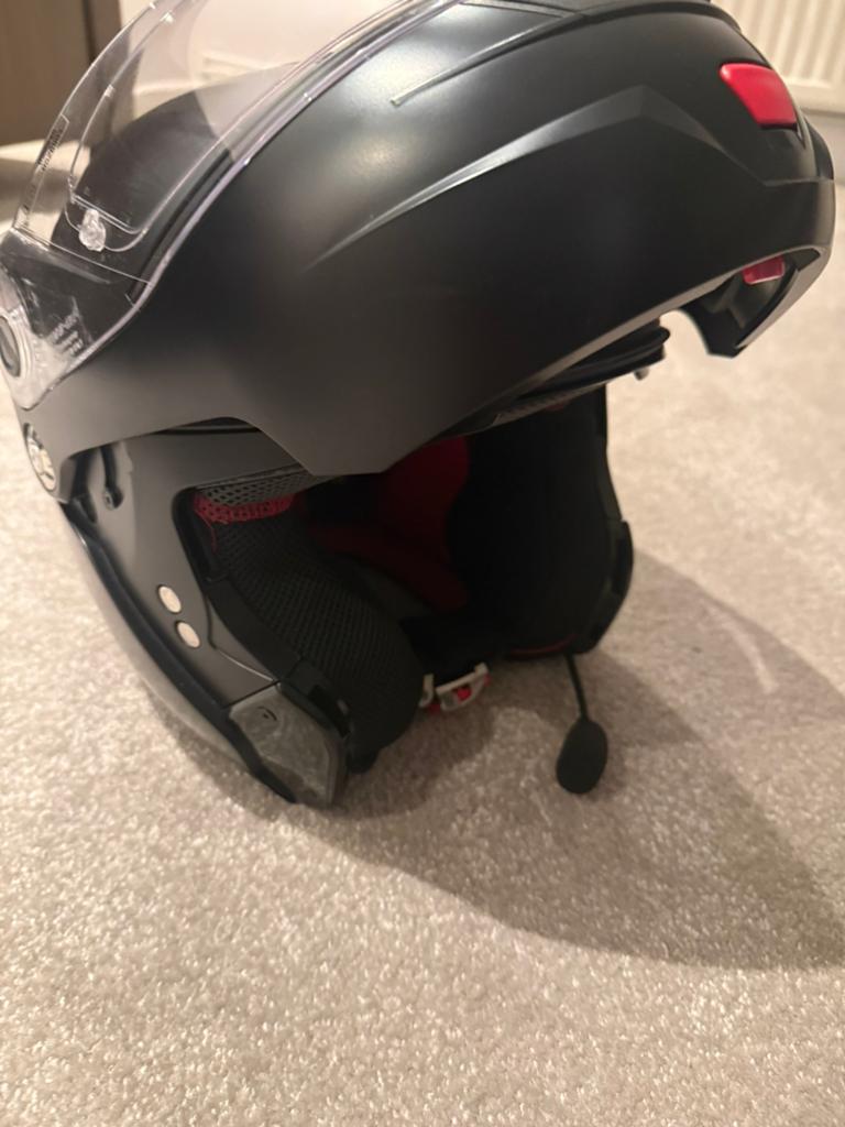 Helm Nolan maat s met micrafoon, Ophalen of Verzenden, Tweedehands, Integraalhelm, Nolan