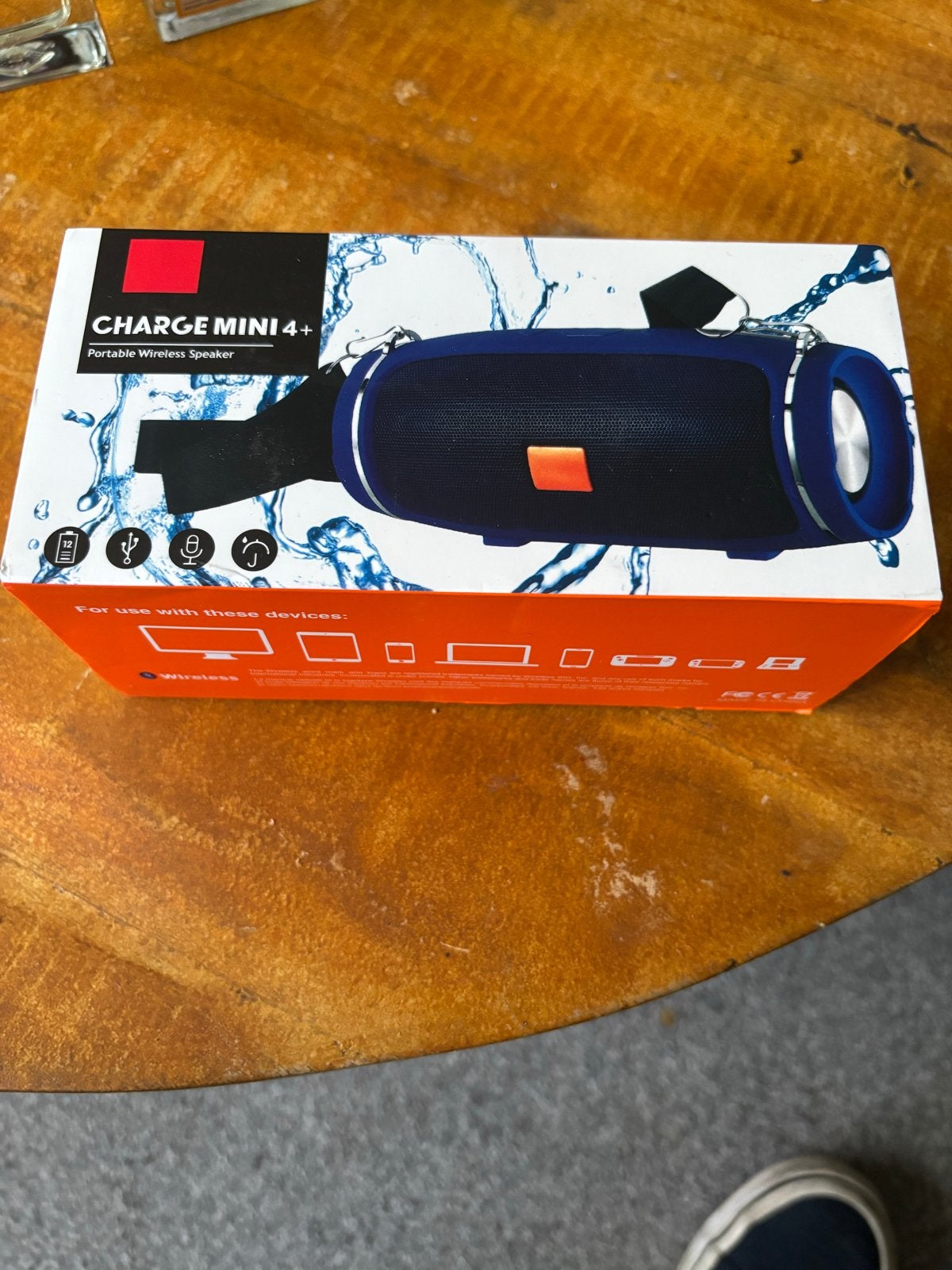 Charge Mini 4+ Draagbare Bluetooth Speaker, Overige merken, Nieuw, Ophalen of Verzenden, Draagbare speaker