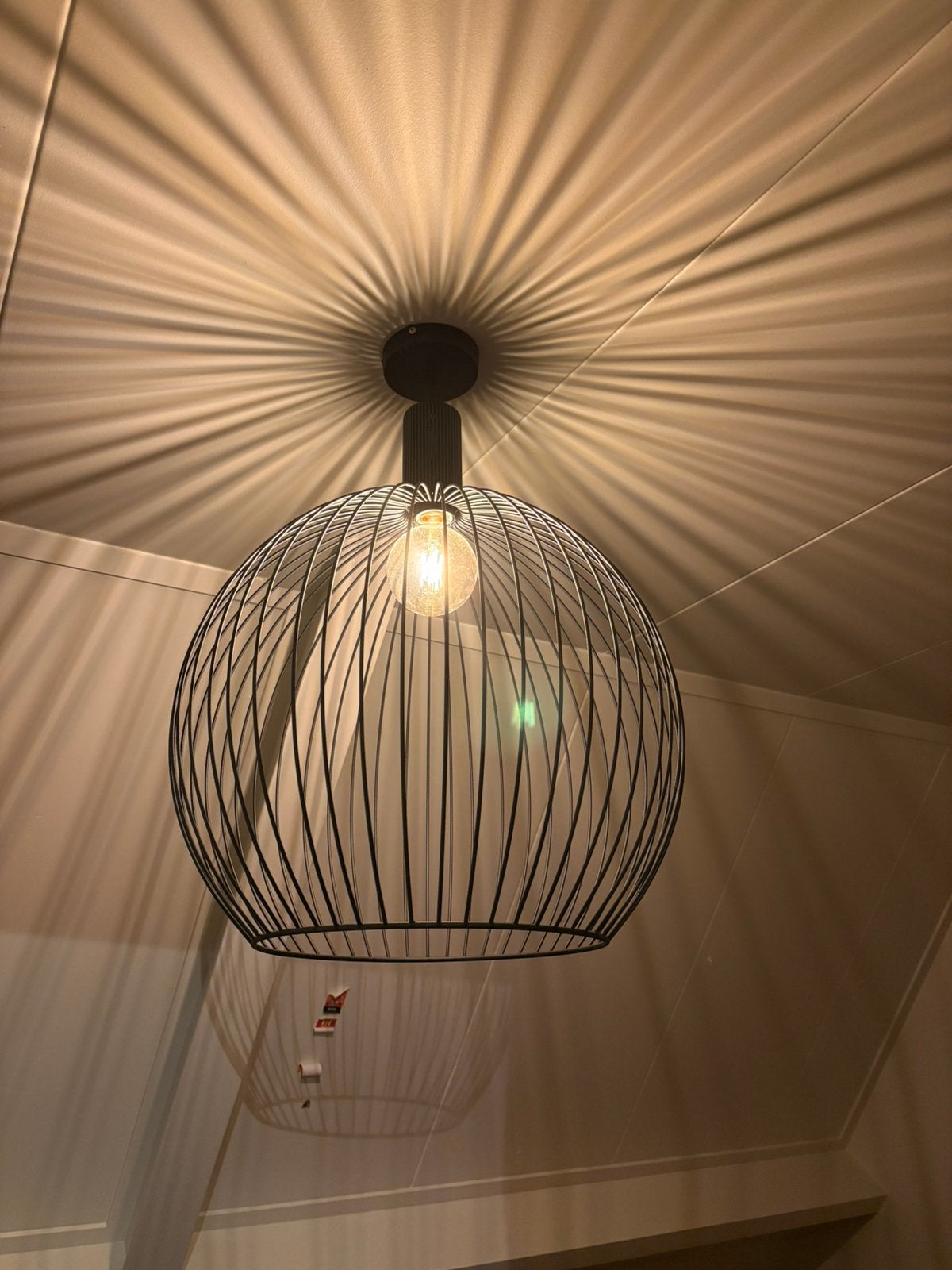Plafond lamp 2x, Ophalen of Verzenden, Zo goed als nieuw