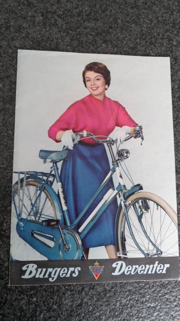 Burgers ENR oldtimerrijwielen folder, Verzenden, Zo goed als nieuw