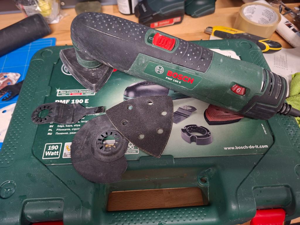 Bosch PMF 190 E Multitool met Koffer, Ophalen of Verzenden, Gebruikt