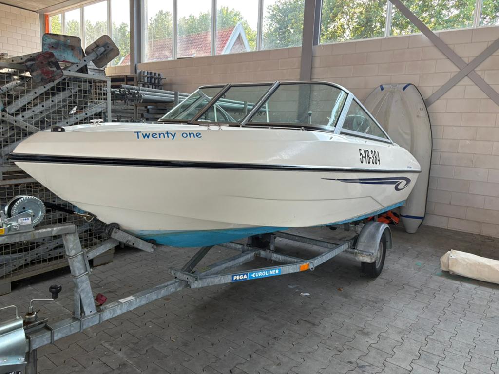 boot Astomar 417 met 30 pk motor te koop, Ophalen