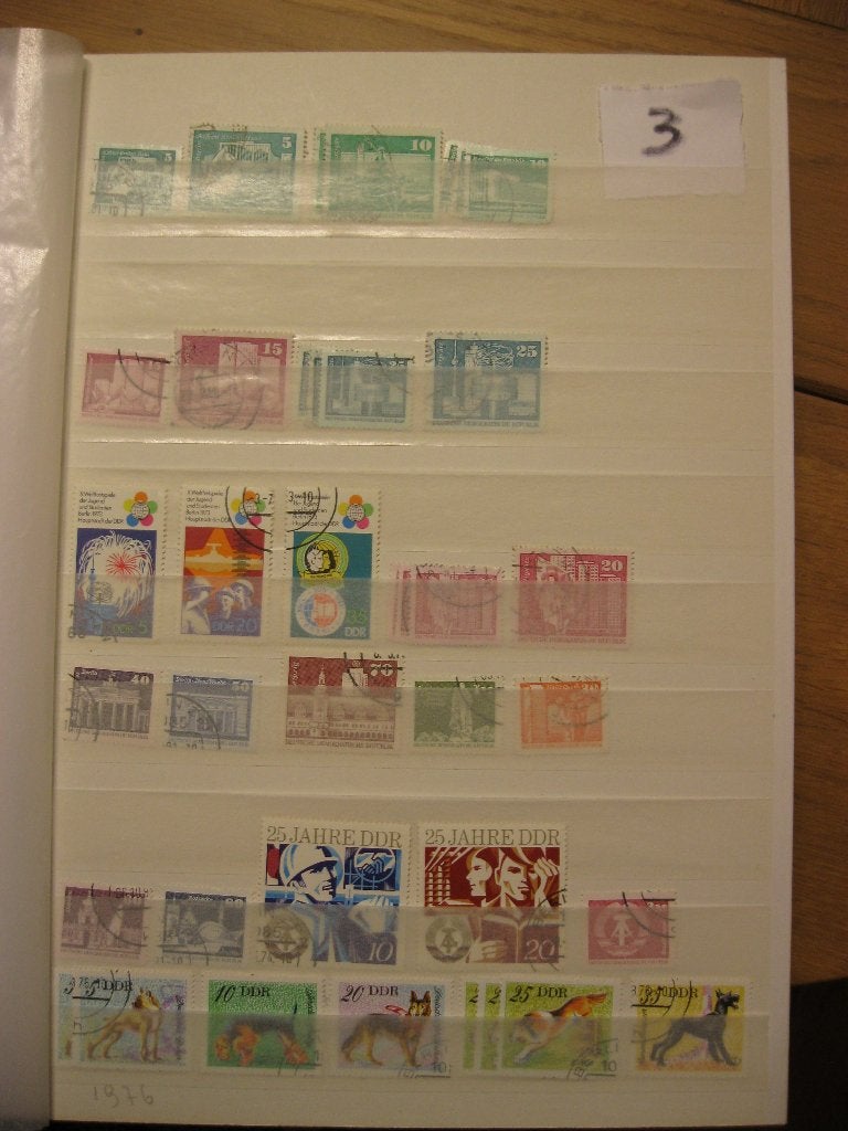 postzegels map 3, Ophalen of Verzenden, T/m 1940, Gestempeld