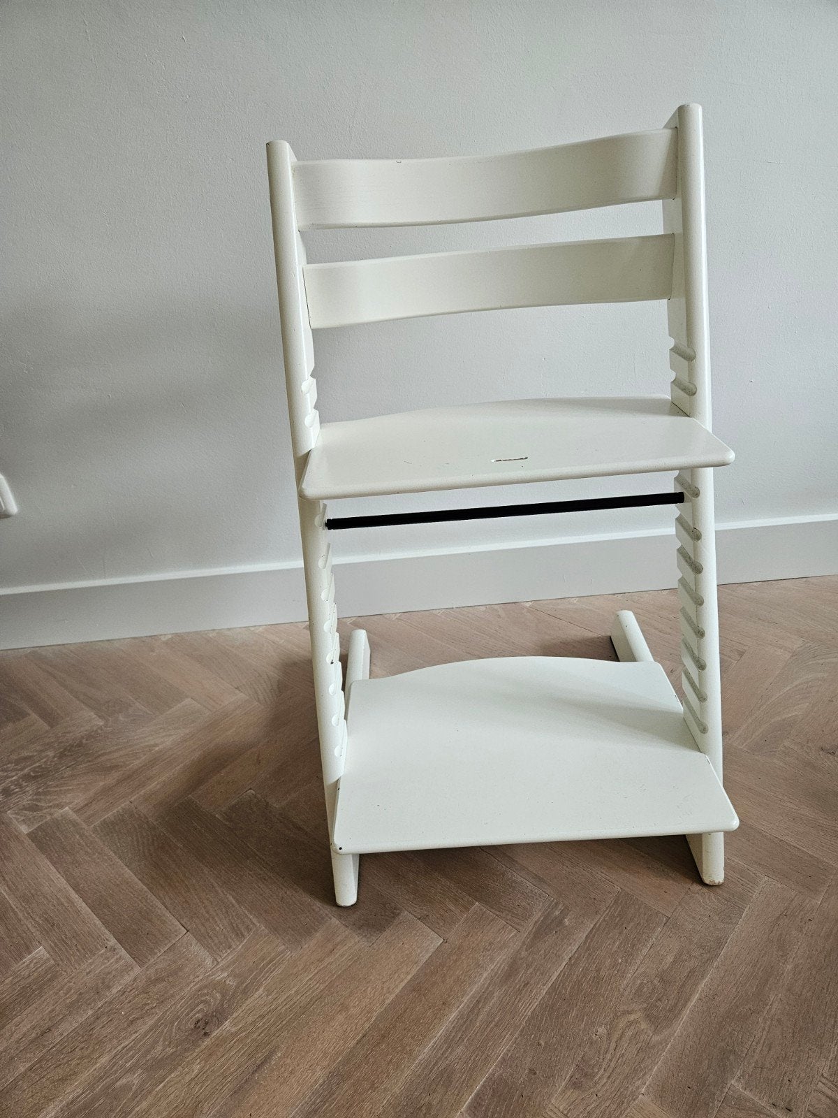 Stokke Tripp Trapp kinderstoel - Wit - nieuwe model, Ophalen, Gebruikt, Meegroeistoel