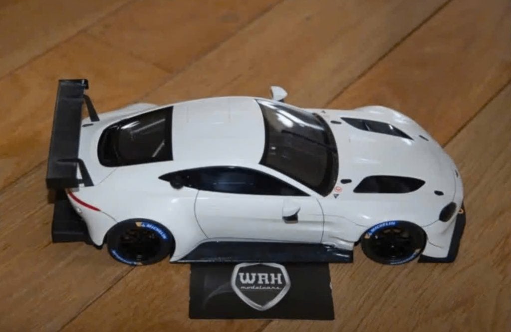 1:18 ASTON MARTIN VANTAGE GTE LM white Autoart no box WRH, Verzenden, Zo goed als nieuw, Auto, Autoart