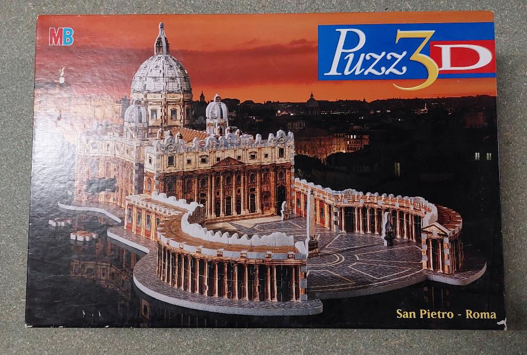 3d puzzel San Pietro - Roma 966 stukjes, Ophalen, 500 t/m 1500 stukjes, Gebruikt, Rubik's of 3D-puzzel
