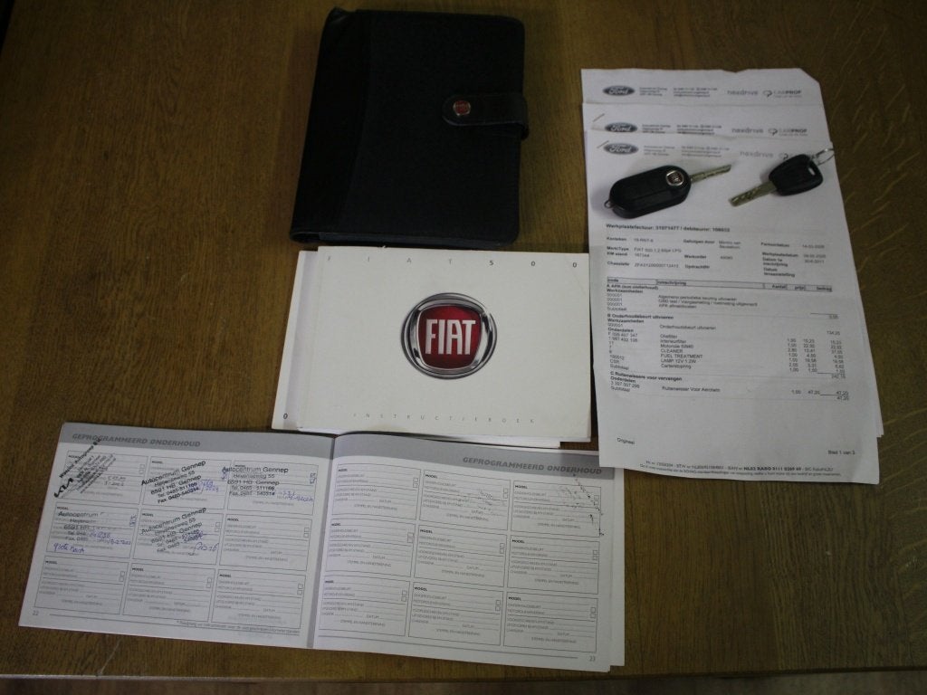 Fiat 500 1.2 Lounge | Pano | Airco | 2026 Nw D-riem | Multif, 21 km/l, Euro 5, Stof, Gebruikt